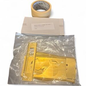 4” Curb Brass Stencil Number Kit-11 Pcs 0-9 Plus Dash ,For Address Painting